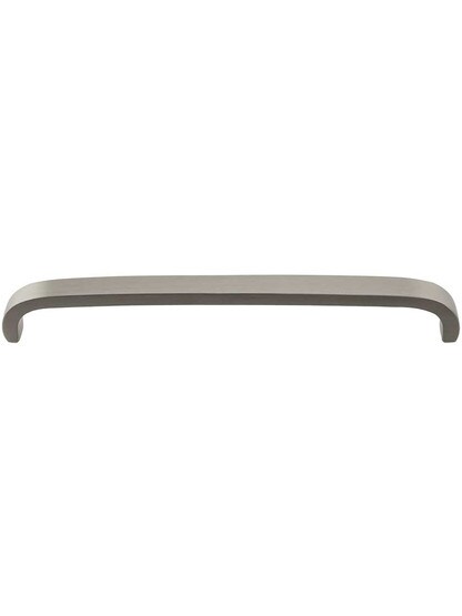 Solid-Brass Bridge Cabinet Pull - 8 inch Center-to-Center in Satin Nickel.